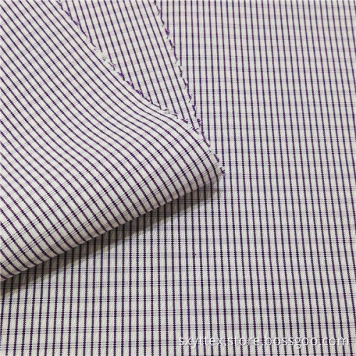 Tissu de chemise tissé à carreaux teint à la mode